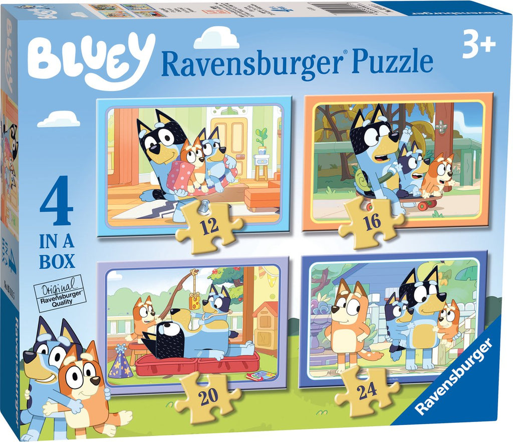 Ravensburger Bluey Puzzle 4 in 1