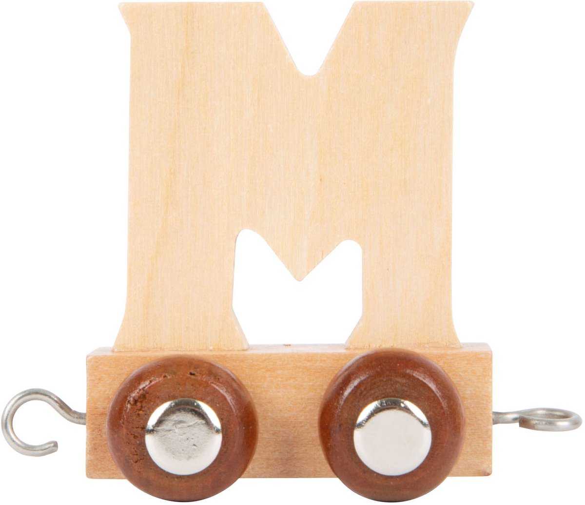 Small foot - houten lettertrein - m - 12 stuks