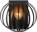 Lucide manuela - wandlamp - 1xe14 - zwart