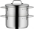 Wmf mini - groentestomer - ø16 cm - rvs - inclusief deksel - geschikt voor alle warmtebronnen