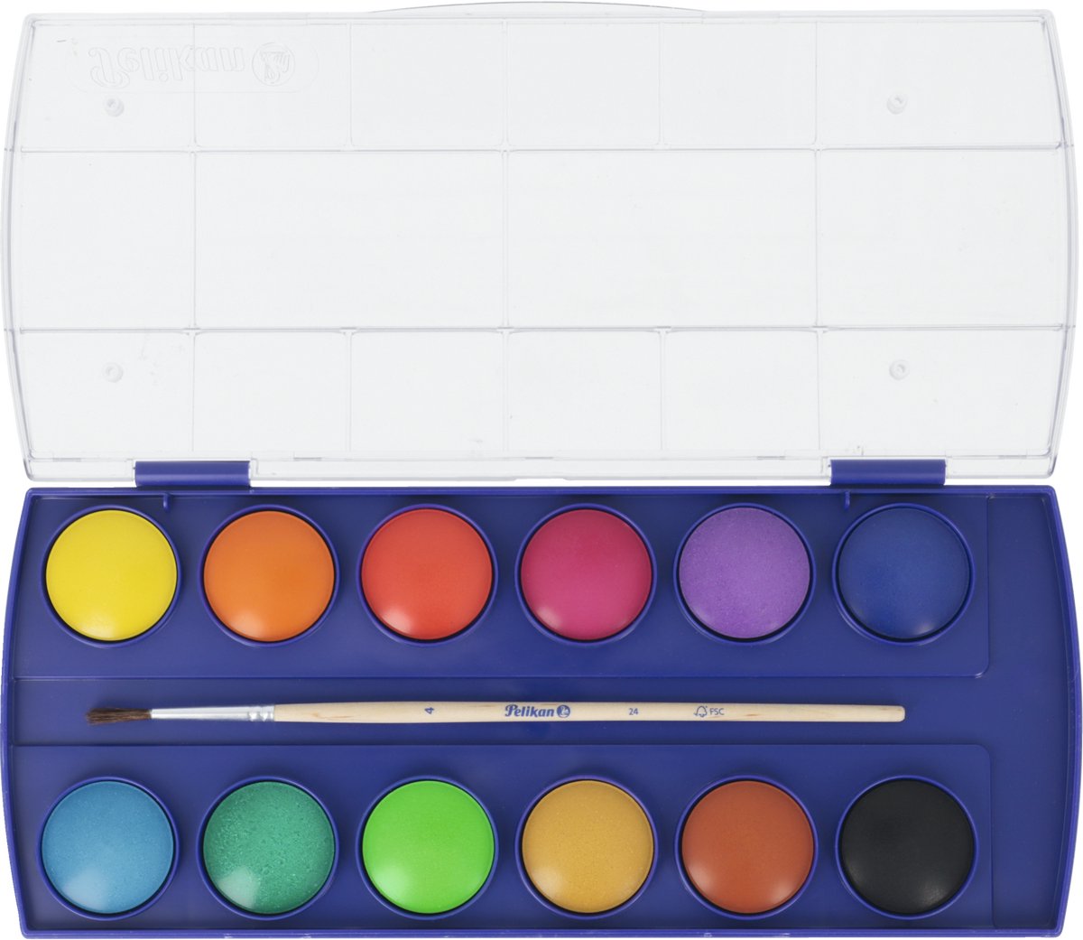 Quantore Aquarellkasten Pelikan 721324 12 Farben