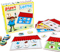 Barbo toys - pippi langkous lotto spel 36 stukjes - ontworpen in denemarken - educatief geheugenspel - spelletje voor jongens en meisjes - multicolor - vanaf 3 jaar