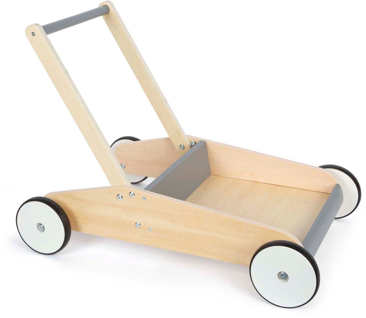 Small Foot - grauer Holzrollator