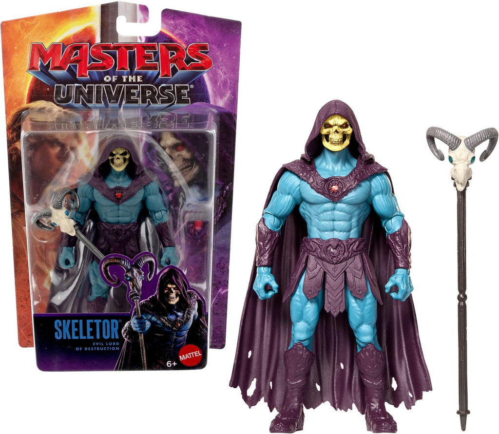 Masters of the universe speelfiguur skeletor - 14cm