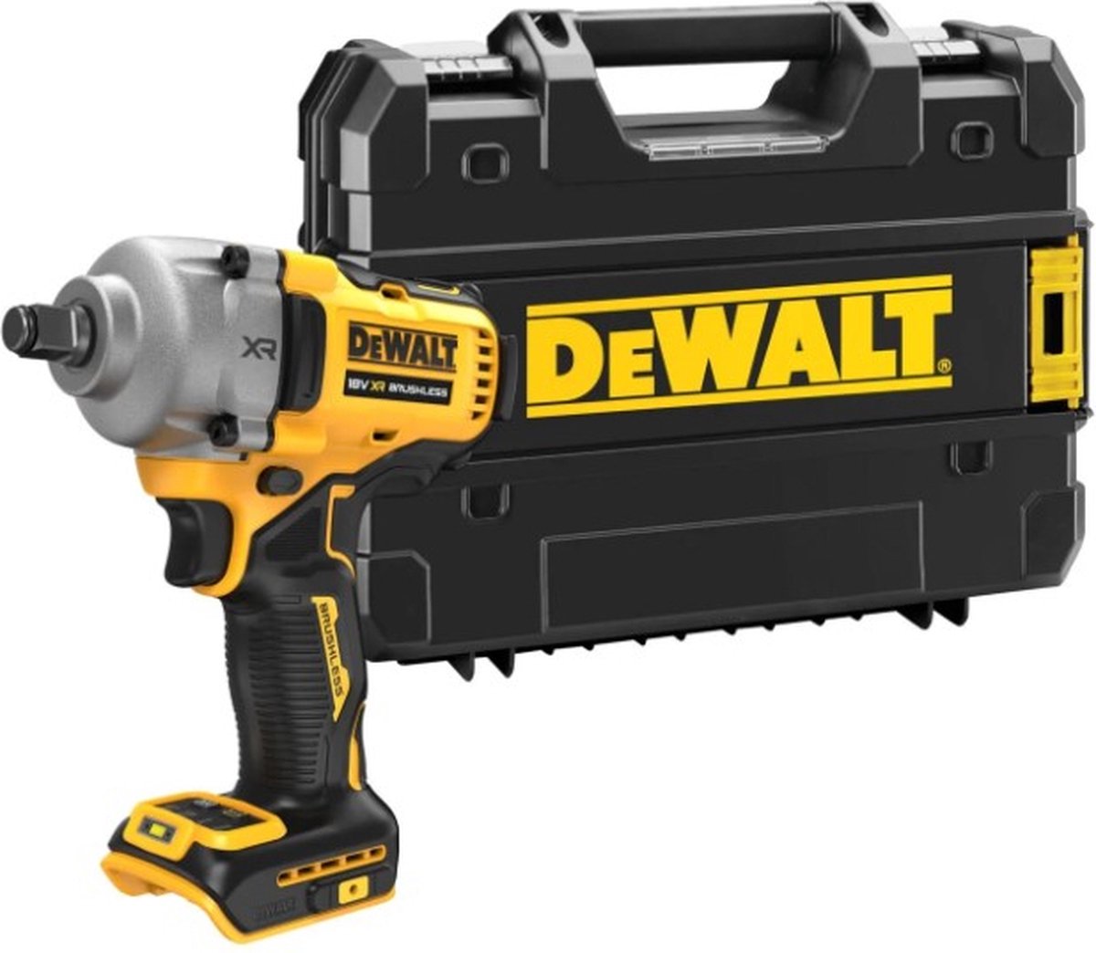 Dewalt dcf891nt accu slagmoersleutel 812nm 1 2 frictiering 18v xr basic body in tstak