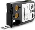 Dymo xtl multifunctionele labels van vinyl | 12 mm x 7 m | zwart op wit