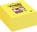 Post-it ® super sticky notes, kubus, neon geel, 76mm x 76 mm