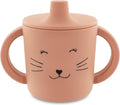 Trixie tuitbeker - mrs. cat - drinkbeker voor baby - antilek beker - voor baby's vanaf 4 maanden - van siliconen - geschikt voor de vaatwasser