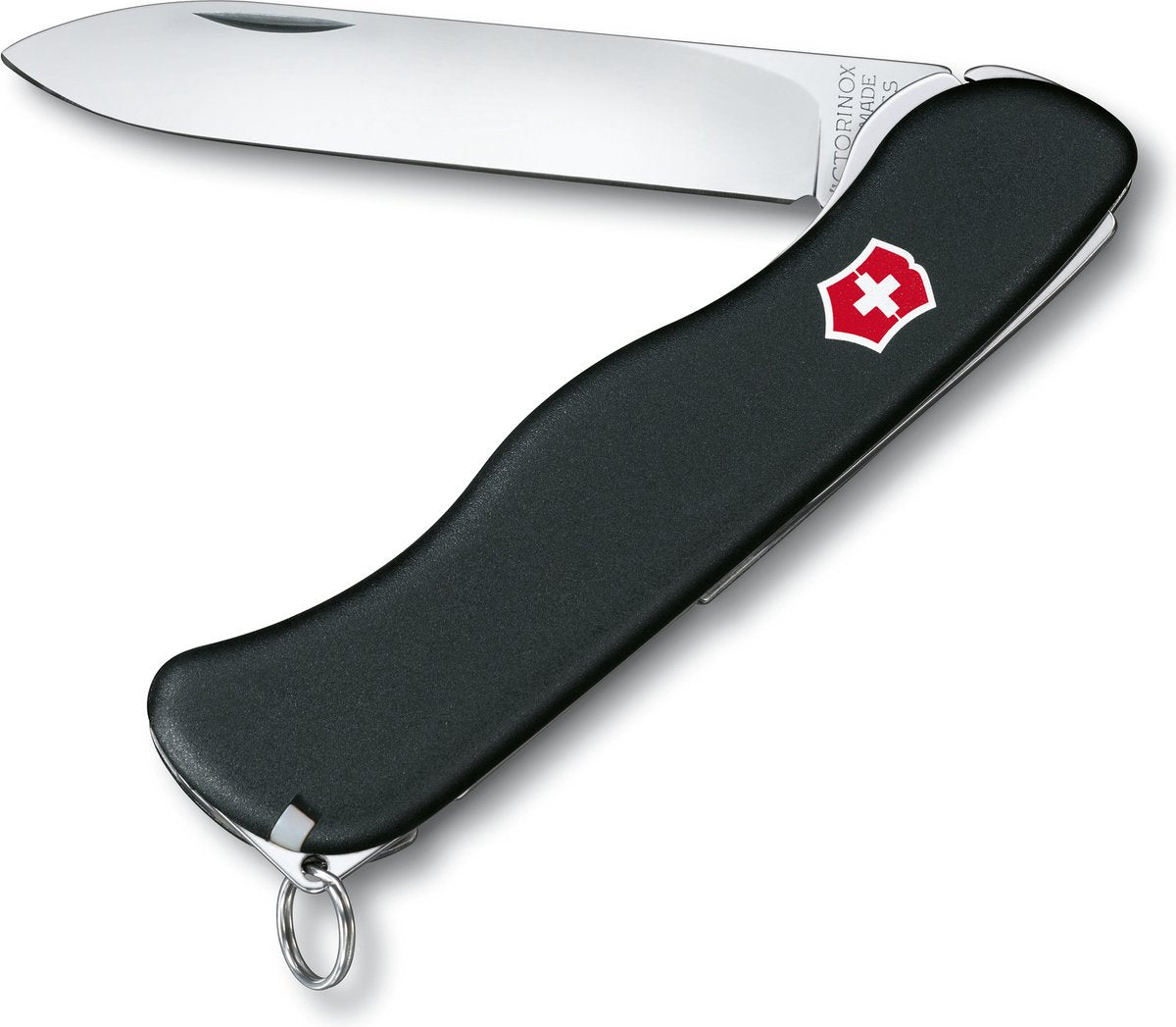 Victorinox sentinel black zwitsers zakmes - 4 functies - zwart