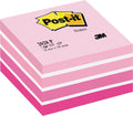 Post-it â® notes, kubus, pastelroze, 76 x 76 mm, 450 blaadjes kubus