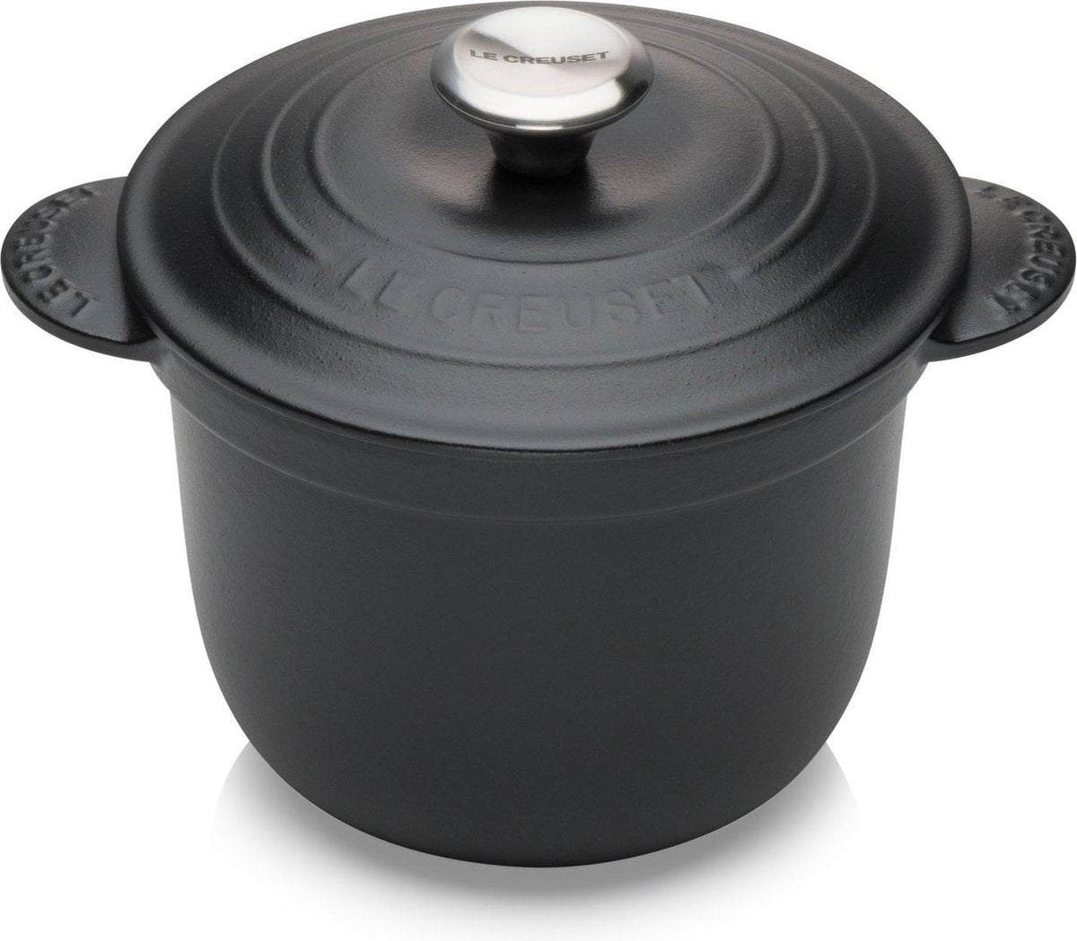 Le creuset rijstkoker cocotte every - tradition - mat zwart - ø 18 cm 2 liter