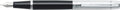 Sheaffer vulpen - 300 e9314 - m - black barrel chrome cap chrome plated - sf-e0931453