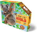 Mad capp puzzel koala 100 stukjes karton kleurrijk speelgoed.