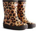 Hunter kids first leopard print boot leopard chocolate brown - maat 28