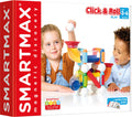Smartmax click roll - magnetische ballenbaan - 30-delige bouwset met buizen en staven - educatief speelgoed voor kleuters - vanaf 3 jaar