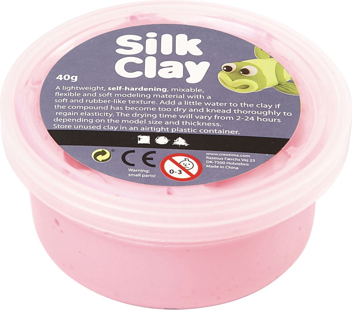 Seidenton - rosa, 40 g.