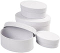 Creativ company http: www.cchobby.nl ovale-dozen-l-10-12-14-16-cm-afm-10x4-12x5-14x6-16x7-cm-wit-4-stuk-1-set