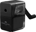 Faber-castell puntenslijper - tafelmodel - zwart - fc-180984