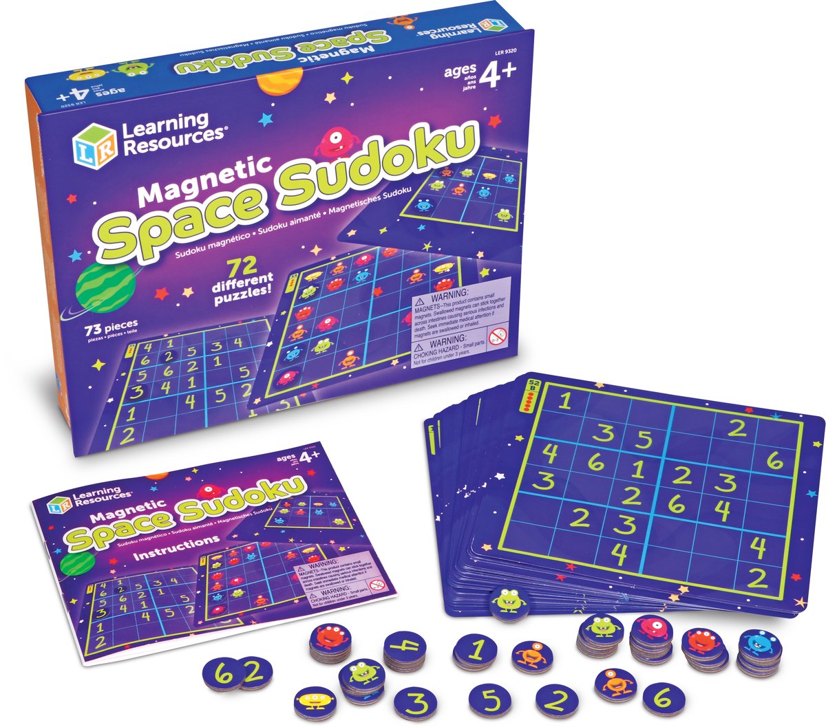 Learning resources magnetische ruimte sudoku (breinkraker) - 4+