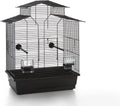 Beeztees iza 2 pagode - vogelkooi - zwart - 45x28x59,5 cm