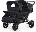 Childhome two by two wandelwagen buggy - 4 zits - kinderwagen incl. regenhoes en zonnekap - 120x85x103cm