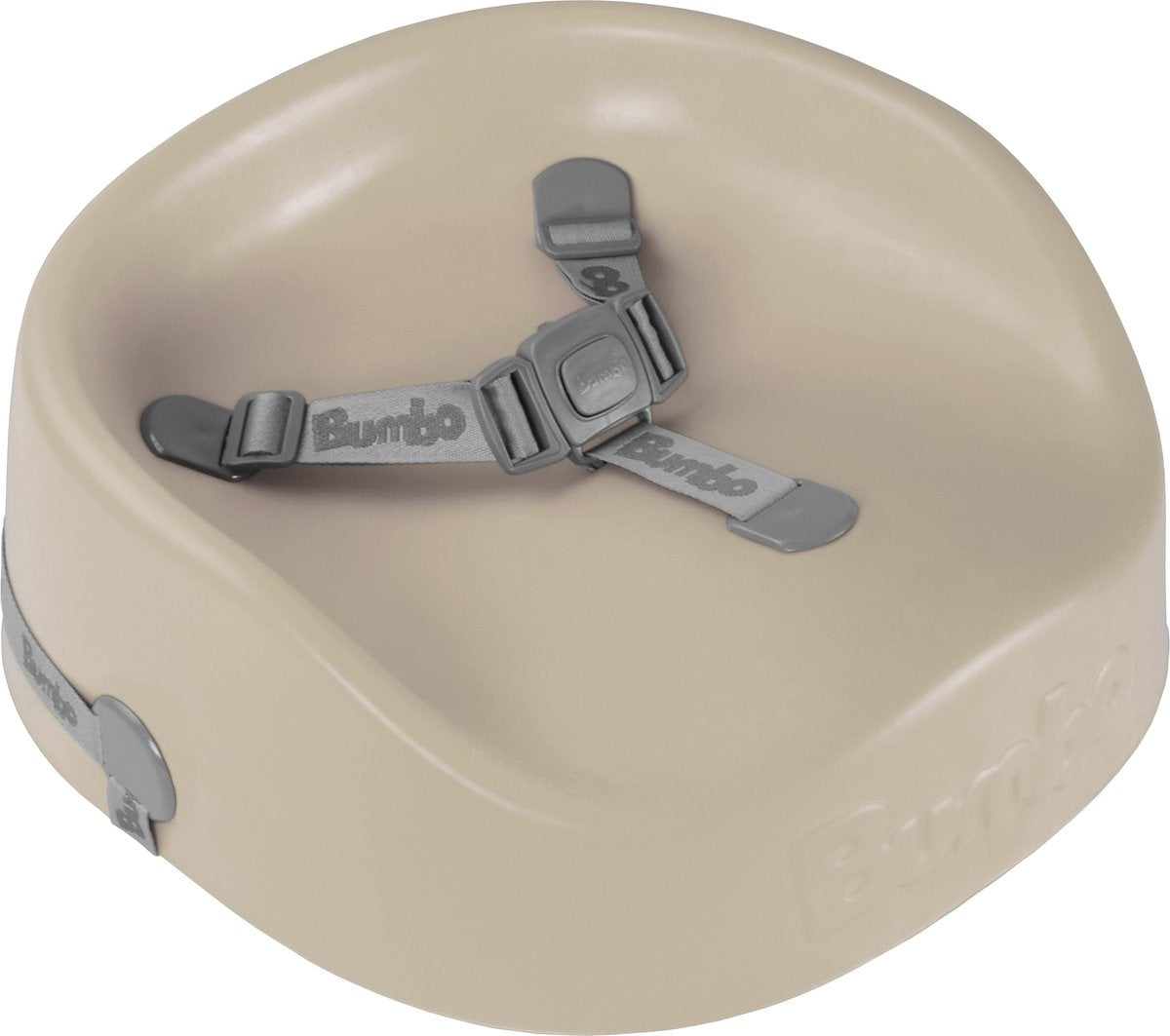 Bumbo booster seat - stoelverhoger - zacht foam - taupe - eetstoelverhoger - draagbaar - peuter - kinderstoel booster