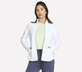 Skechers the hoodless hoodie gowalk sh dames trui - wit