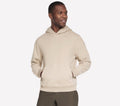 Skechers max soft hoodie heren trui - beige
