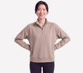 Skechers skechsoft elevate 1 4 zip dames trui - desert