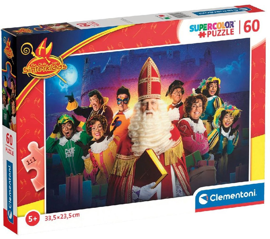 Clementoni Puzzle Super Color - Club des Sinterklaas, 60 Teile.