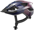 Abus fietshelm aduro 3.0 led purple waves m - 52-58 cm - paars - geschikt voor gebruik op elektrische fietsen - stadsfietsen - 315 g
