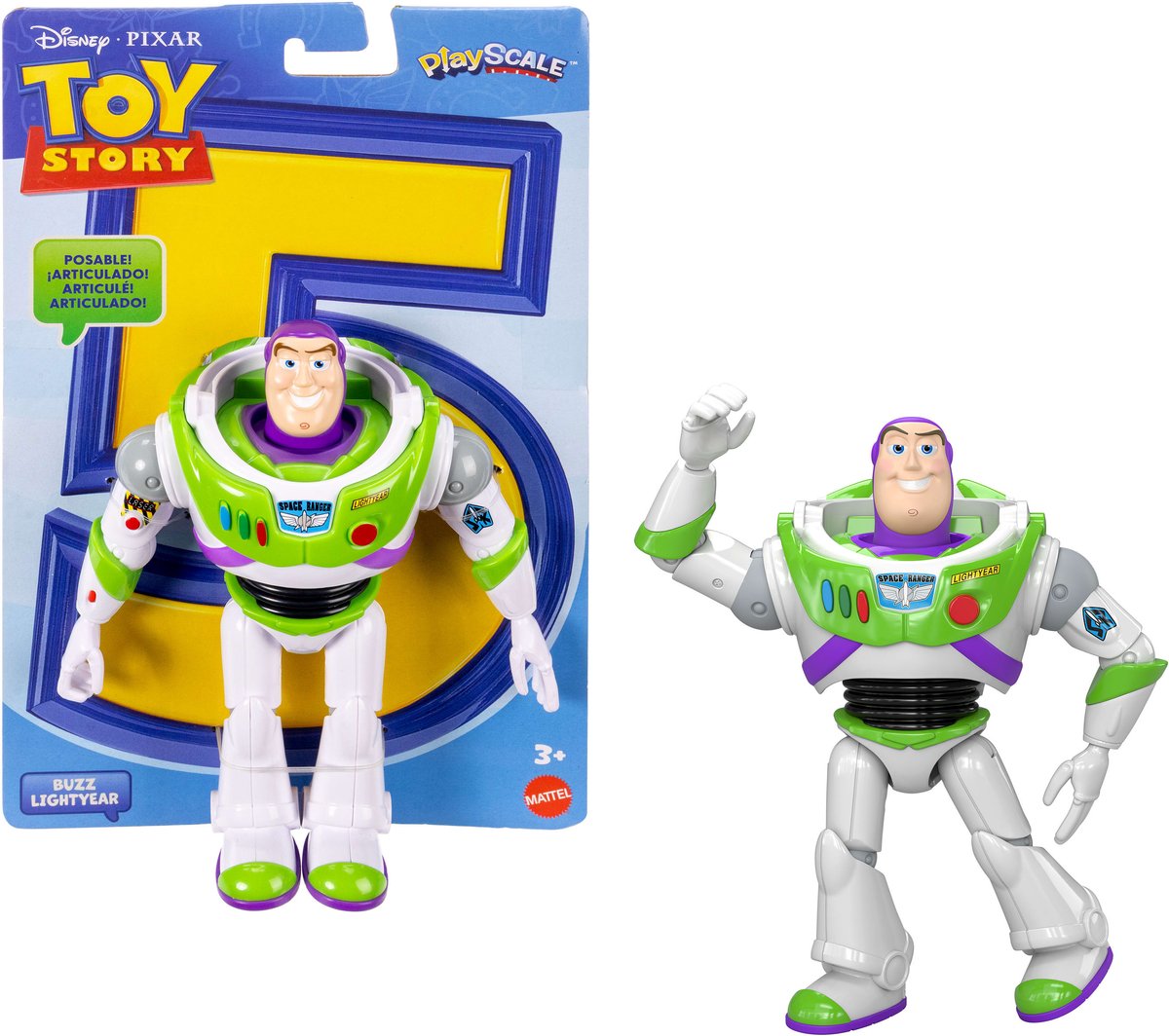 Mattel disney en pixar toy story buzz lightyear figuur