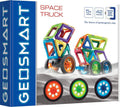 Geosmart space truck - magnetisch constructiespeelgoed - 43-delige technische ruimteset met wielen - vanaf 5 jaar