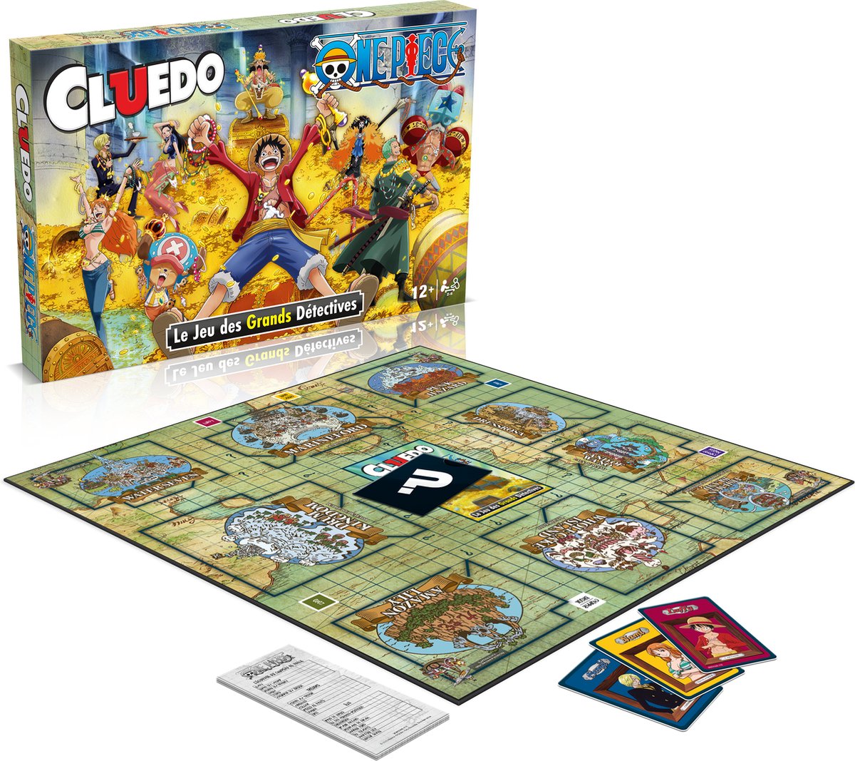 Winning moves cluedo - bordspel - one piece anime - engels