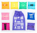 Learning resources educatief speelgoed - dressing skills bean bags multicolor. - 3+