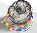 Calex lichtsnoer 8m - oplaadbaar - camping verlichting - spatwaterdicht - rgb en warm wit licht