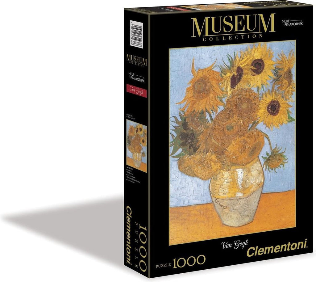 Clementoni Puzzle Van Gogh Sonnenblumen, 1000 Teile.