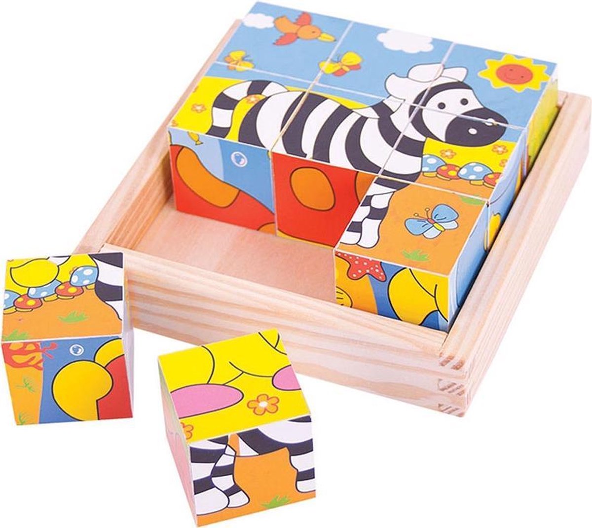 Bigjigs Safari-Blockpuzzle