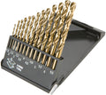 Graphite - boormachine accessoire - wiertła hss-tin 1.5-6.5mm - set van 13 stuks