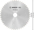 Bosch professional pro wood - cirkelzaagblad - cordless cirkelzaagblad, 216 x 1,7 x 30 mm, t48