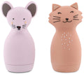 Trixie | badspeelgoed sproeiende dieren - mrs. cat mrs. mouse - badspeelgoed - 0m+ - gemakkelijk vast te pakken