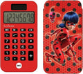 Lexibook miraculous 8 digits pocket rekenmachine met bescherming hoes
