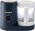 Béaba babycook neo babyvoedingmaker - 4-in-1 stoomkoker en foodprocessor met glazen kom van 1250 ml - rvs stoommand voor tot 4 porties - sabatier diamant-mes - 50% zuiniger in water en energie - gemaakt in frankrijk - blauw