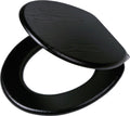 Tiger WC-Sitz mit Absenkautomatik, schwarz gewaschenes MDF, schwarz, 252030746