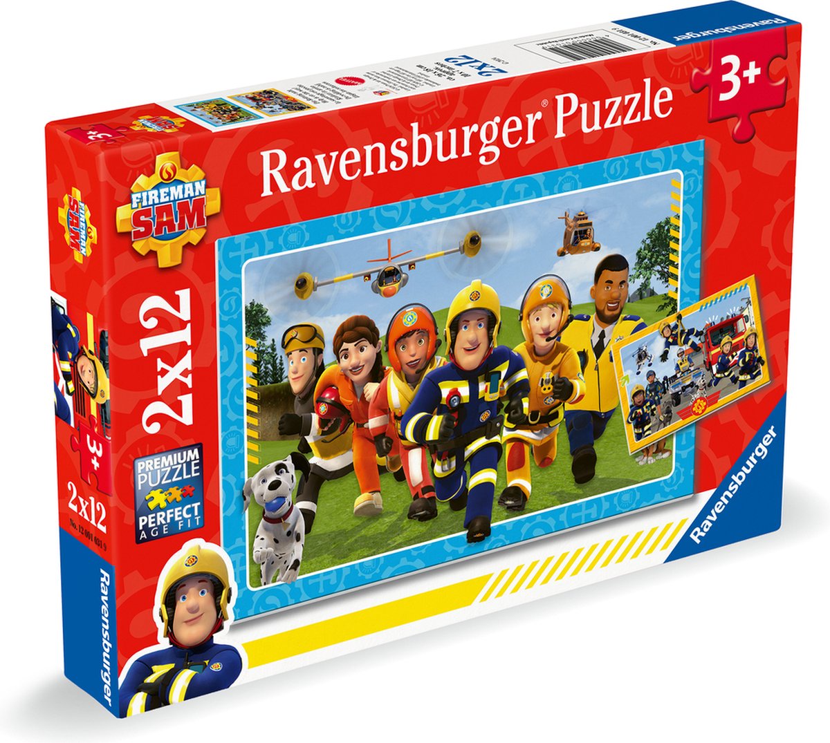Ravensburger Puzzle Feuerwehrmann Sam, 2x12tlg.