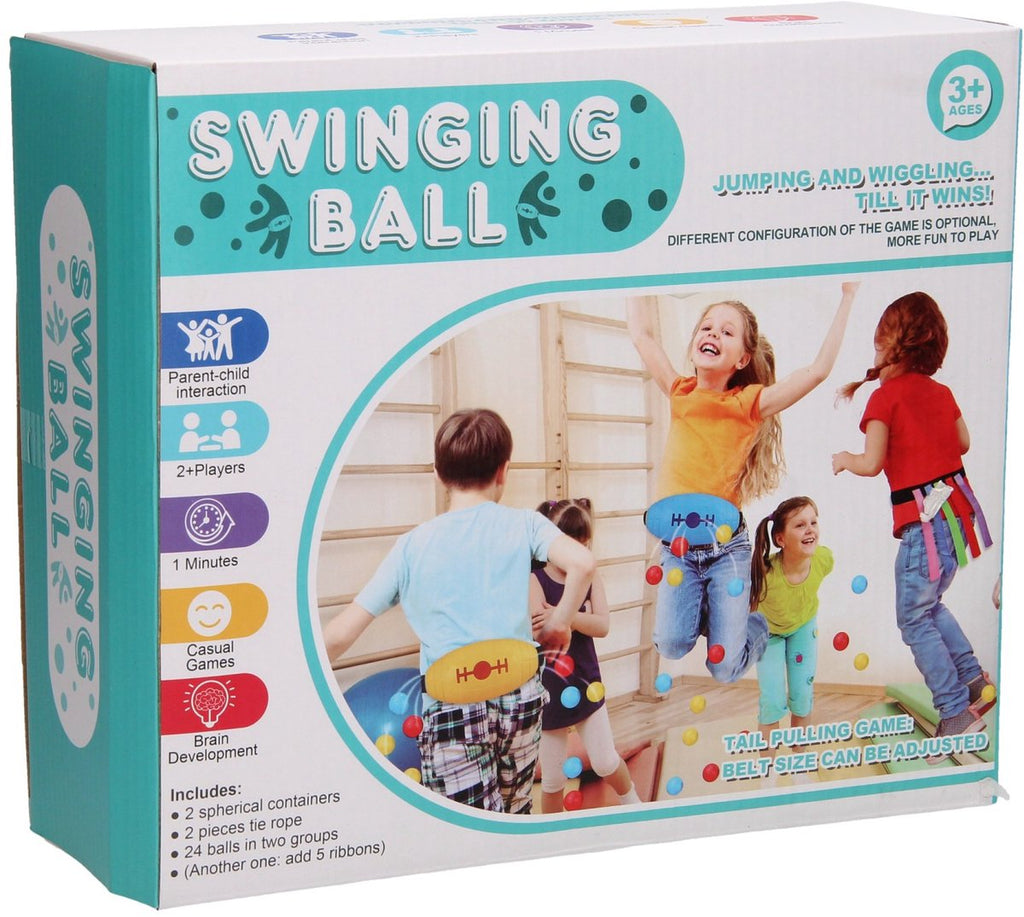 Lobbes 2-in-1-Spiel: Bandgreifender Swingball