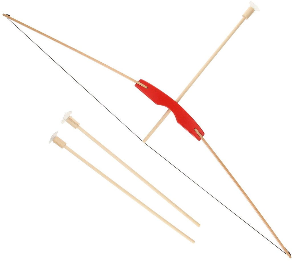 Set aus Holzbogen und Pfeilen von Playwood, 4-teilig.