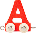 Small foot - houten lettertrein rood - a - 12 stuks