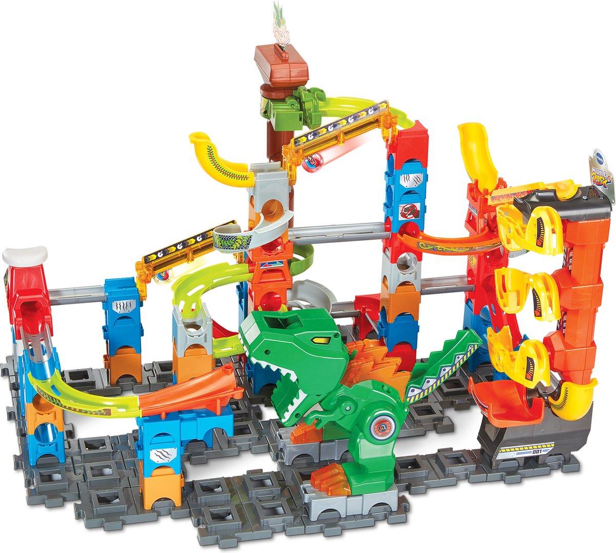 Vtech marble rush dino adventures magnetish set xl400e knikkerbaan