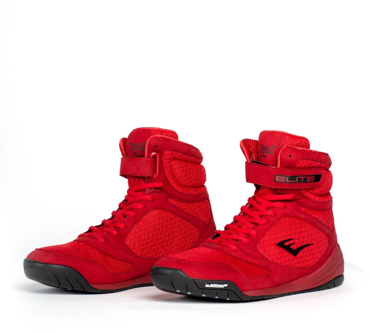 Everlast elite 2 - boksschoenen - high-top - rood (beschikbaar in verschillende maten) 39